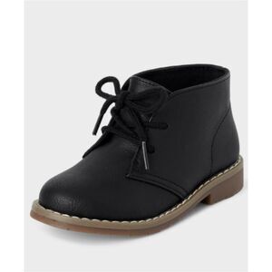 The Children's Place Toddler Boys Lace Up Boots - black sz 8
